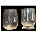 FR - Collection of 13 Glasses Including Champagne Flutes and Tumblers