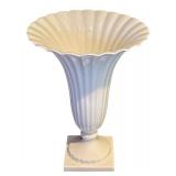 LR - Vintage Lenox Porcelain Vase with Fluted Design, 8.75 Inches Tall