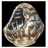 FR - Set of 5 Cut Crystal Decorative Pieces Including Footed Jar, Jars, Bell, and Basket