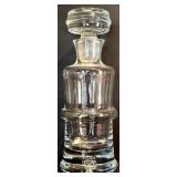 FR - Set of 4 Glass Decanters with Stoppers, Tallest 12 Inches