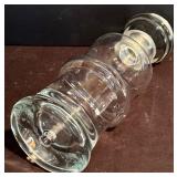 FR - Set of 4 Glass Decanters with Stoppers, Tallest 12 Inches