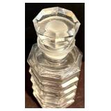 FR - Set of 4 Glass Decanters with Stoppers, Tallest 12 Inches