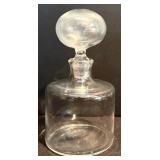 FR - Set of 4 Glass Decanters with Stoppers, Tallest 12 Inches