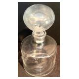 FR - Set of 4 Glass Decanters with Stoppers, Tallest 12 Inches