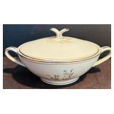 DR - Noritake Eden Pattern Fine China Serving Set with Platters, Tureen, Gravy Boat & Bowls