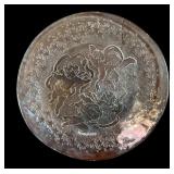 LL - Christmas Decor Collection with 17in Reindeer, Nieman Marcus Plate, Bell, Snow Globe and Figures