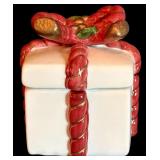 LL - Christmas Decor Collection with 17in Reindeer, Nieman Marcus Plate, Bell, Snow Globe and Figures