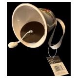 LL - Christmas Decor Collection with 17in Reindeer, Nieman Marcus Plate, Bell, Snow Globe and Figures