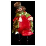 LL - Christmas Decor Collection with 17in Reindeer, Nieman Marcus Plate, Bell, Snow Globe and Figures