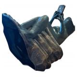 LL - Frontgate 23-Inch Texting Frog Sculpture