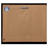 LL - Pair of Framed Vintage Prints - Angers & Place Ducale, 11x13 Inches