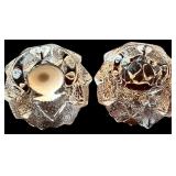 LL - Set of 4 Scandinavian Glass Votive Candleholders by Kosta Boda and Orrefors