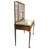 LL - Vintage Vanity with Mirror and Single Drawer