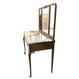 LL - Vintage Vanity with Mirror and Single Drawer