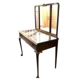 LL - Vintage Vanity with Mirror and Single Drawer