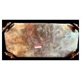 LL - Christmas Decor Collection with Brass Nora Fenton Box, Gold Gift Box & 8-Inch Giraffe