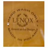 LL - Lenox Purple Art Glass Bowl,  Made in Poland