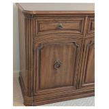 DR - Vintage Henredon Buffet Sideboard with Brass Hardware