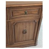 DR - Vintage Henredon Buffet Sideboard with Brass Hardware