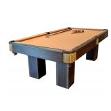 LL - 8ft Vintage Pool Table with Accessories