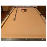 LL - 8ft Vintage Pool Table with Accessories
