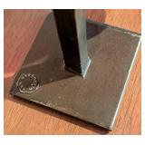 LL - Jan Barboglio Long Wrought Iron Votive Candle Holder with 12 Red Glass Votive Holders