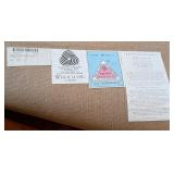 LL - Pair of Pottery Barn Kaley Wool Rugs 5x8 and 3x5 Floral Orange