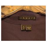 UL - Theory Silk Cropped Blouse Size Small