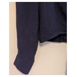 UL - Theory Silk Cropped Blouse Size Small