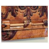 UL - Susan Riedweg Tooled Leather Purse with Wood Accents