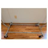 UL - Adjustable Chrome Garment Rack on Wheels 42x22 Inch Base