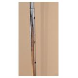 UL - Adjustable Chrome Garment Rack on Wheels 42x22 Inch Base