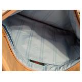 UL - Tumi Canvas and Leather Bag with Shoulder Strap