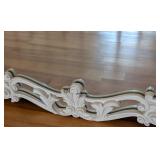 UL - Turner Wall Mirror with Ornate White Frame