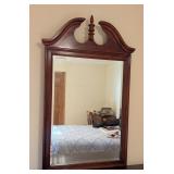 UL - Vintage Traditional Vintage 9-Drawer Dresser with Ornate Mirror