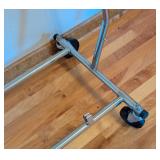 UL - Adjustable Chrome Garment Rack on Wheels