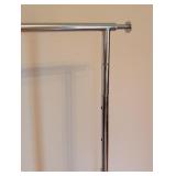 UL - Adjustable Chrome Garment Rack on Wheels
