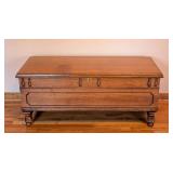 UL - Vintage Ed Roos Cedar Chest with Turned Details