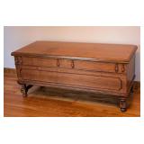 UL - Vintage Ed Roos Cedar Chest with Turned Details