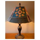 UL - Decorative Table Lamp with Mosaic Beaded Shade