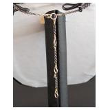 DR - Alexis Bittar 19-Inch Mixed Metal Statement Necklace with Gem Accents