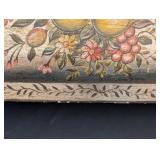 ML - Set of 3 Decorative Trinket and Jewelry Boxes Ardley Hall Painted Floral and Ornate Gold Designs