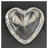 ML - Simon Pearce Heart Shaped Glass Bowl