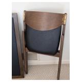 DR - Vintage Stakmore Folding Table with 4 Folding Chairs