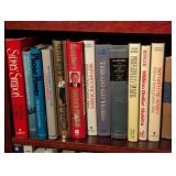 LL - Wood Bookcase with Large Collection of Books and Novels