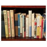 LL - Wood Bookcase with Large Collection of Books and Novels