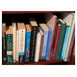 LL - Wood Bookcase with Large Collection of Books and Novels