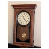 DR - Vintage Howard Miller Westminster Wall Clock with Pendulum