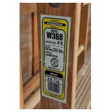 G - Pair of Wood Stepladders - 6 ft and 8 ft