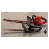 G - Set of 2 Black & Decker Hedge Trimmers - 16 inch and 24 inch Blades